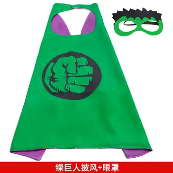 Pirštinės Super Herojai Cosplay Apsiaustu Žaliasis Šalikas Helovyno Cosplay Žaislas Akių Kaukė