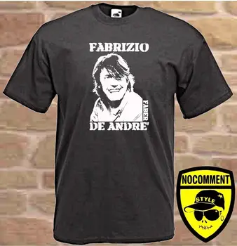 Marškinėliai Personalizzata Fabrizio De Andre Muzikos S M L Xl Xxl Xxxl