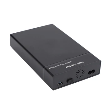 USB 3.0 Darbalaukio Nešiojamas Kietajame Diske Atveju 2.5-3.5 Colių SATA / SSD Universalus Mechaninė Serijos Kietąjį Diską Atveju(ES Kištukas)