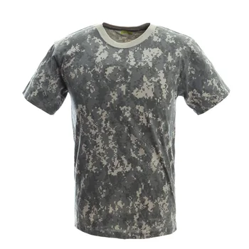 Naujas Kamufliažas T-shirt Vyrai Kvėpuojantis Armijos Taktinis Kovoti Marškinėliai Karinės Sausas Camo Stovykla Tees
