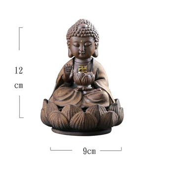 Kūrybinės keramikos smilkalų degiklis Dzeno Buda krosnies lotus Buda smilkalų degiklis Guanyin Buda Aromatas Degiklis Arbatos Namai 