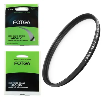 Aukštos kokybės FOTGA 58mm ultra plonas Pro1 MC multi-coated UV ultra-violet fotoaparato objektyvą protector filtras