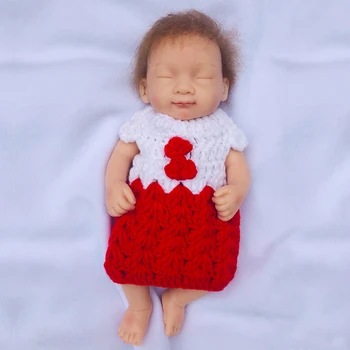 10inch nekilnojamojo kieto silikono reborn baby doll Tikroviška Boutique Mini Lėlės Bebes Atgimsta Kūdikių Žaislai, Vonios vaikystės draugas, Dovana,