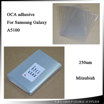10vnt/daug 250um OCA Optinis Aišku, Klijai Lipnios Plėvelės Samsung Galaxy A3/A5/A7/A8/j3 skyrius/J5/J7/A5100/E5 Dvigubo Pusėje Lipdukas