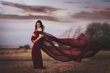 Naujas Šifono Motinystės Nėštumo Suknelė Fotografijos Rekvizitai Seksualus Maxi Motinystės Suknelė Ilgai Nėščia Suknelės Foto Fotografavimo Moterims