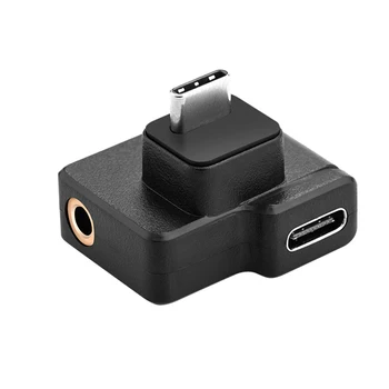 Garso Adapteris Pakeisti DJI OSMO Veiksmų Mikrofonas 3.5 mm / USB-C Garso Adapteris, Išorinis Mikrofonas Priedai