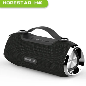 HOPESTAR H40 Portable Bluetooth Speaker Belaidžio 3D stereo soundbar Vandeniui Lauko žemų dažnių garsiakalbis Mp3 Grotuvas TF Mokestis TF USB