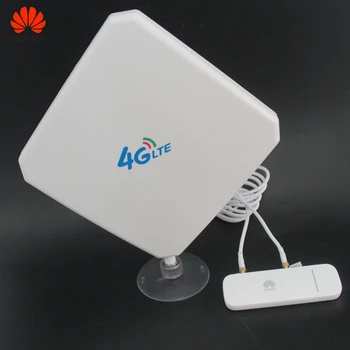 Atrakinta Huawei E3372 E3372h-153 4G LTE 150Mbps USB Modemas LTE Belaidis USB Dongle +didelis 1pcs antena