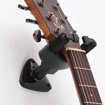 Muzikos instrumentų sienos kabliukas, Savaiminio fiksavimo kabinti laikymo lentynos juoda Trumpas Paramos laikiklis Smuikui Elektroninė gitara organizatorius