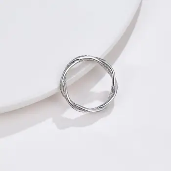 INALIS Sterlingų 925 Sidabro Žiedas Rungtynės Vestuvių Dovana Fine Jewelry Kubinis Cirkonis Žiedai Moterims Mergina Famale Dalyvavimą Garsaus Prekės ženklo