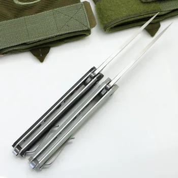 CH3505-G10 Aukštos Kokybės Flipper sulankstomas peilis D2 ašmenys G10 rankena Lauko kempingas medžioklės pocke vaisių peiliai EDC įrankiai Išlikimo