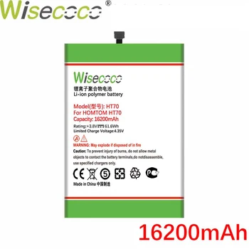 WISECOCO 16200mAh HT 70 Baterija HOMTOM HT70 Mobiliojo Telefono Naujausias Gamybos Aukštos Kokybės Baterija+Sekimo Numerį