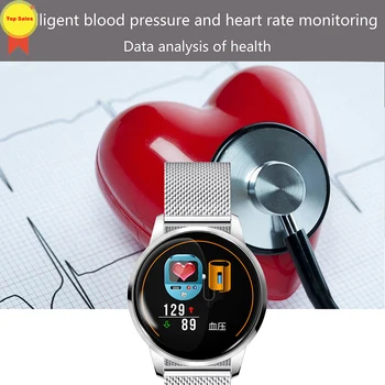 Naujas mados gps smart watch kraujo spaudimą, širdies ritmą žiūrėti su laikrodžiu IP67 ATM atsparus vandeniui plaukti žiūrėti siri 