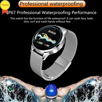 Naujas mados gps smart watch kraujo spaudimą, širdies ritmą žiūrėti su laikrodžiu IP67 ATM atsparus vandeniui plaukti žiūrėti siri 