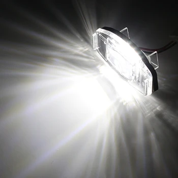 2vnt/set 18 LED Licencijos numerio apšvietimo Lemputės Skaičius Lemputė Canbus Klaidų Super Balta 6000k už 