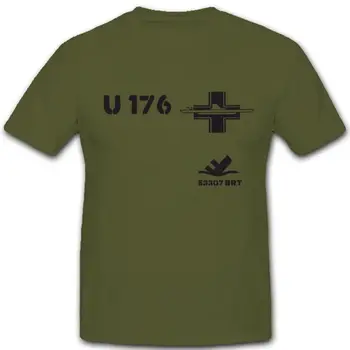 2019 Vyrų Mados Spalvų Mados O-Kaklo Atsitiktinis U 176 U Įkrovos Jūrų U-Boot Untersee Įkrovos Marškinėliai Dizaino Svetainė