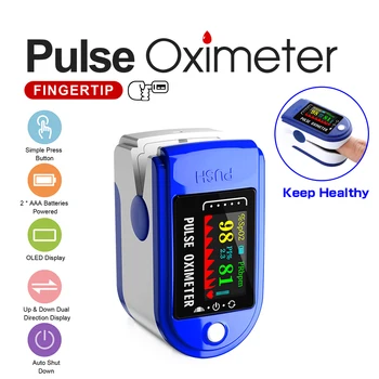 Medicinos Namų ūkio Skaitmeninių Piršto Pulse Oximeter Kraujo Deguonies Įsotinimo Metrų širdies ritmo Monitorius Sveikatos Priežiūros kamertonas ' +krepšys