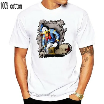 Ančiukas Donaldas Pagarsėjęs Marškinėliai Vyrams Drabužius Vyrų Kietas Crazy Derliaus Dizaino Atspausdintas Trumpas Rankovės Marškinėliai Vyrams Tees T-Shirt