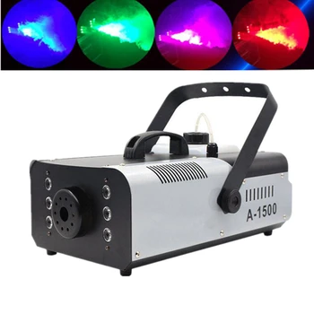 1500W Rūko Mašinos (Dūmų Mašina, Su 24*9W RGB 3IN1 LED Žibintai/Profesinės 1500W Fogger Už Vestuves Etape DJ Įranga