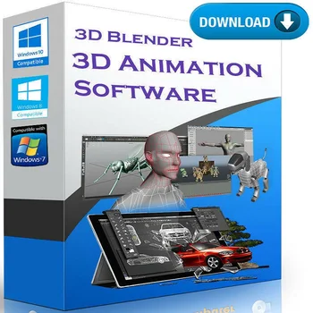 3D Animacija, Maišytuvo Grafikos animacinių filmų, Projektavimo Programinė įranga ATSISIŲSTI