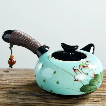 Kūrybinės Keramikos Kinijos Kung Fu Porceliano Arbatinukas Arbatos Rinkinys Rankų darbo Retro Handpainted Arbatos Puodą 200ml
