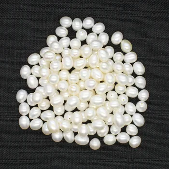 8-9 Mm Plikas Granulių Rutuliukų Šviesa M Natūralių Gėlavandenių Perlų Išsimėtę Karoliukai 
