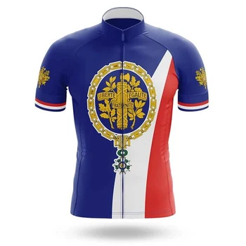 2020 m. prancūzija dviračių džersis vyrams trumpomis rankovėmis jersey dviračių vasaros quick dry kvėpuojantis uniformes de ciclismo para hombre