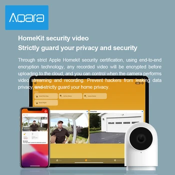 Naujas Aqara G2H Smart Kamera 1080P HD Vartai HUB Edition Naktinio Matymo Mobiliojo IP Zigbee wifi Camere Už Xiaomi 