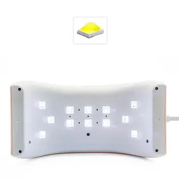 24W LED, Džiovinimo, Vytinimo Staklių UV Nagų Džiovintuvai Šviesos Lempos lenkijos Gelio Dual Šviesos Šaltinis LED UV Gel Gelio Nagų Gelis
