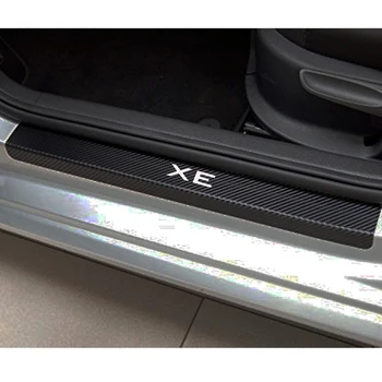 Anglies Pluošto Vinilo Lipdukas Automobilio Durų Slenksčio Raštas Nusitrinti Plokštė Jaguar XE Automobilių Reikmenys