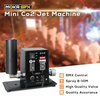 MINI Co2 Jet Mašinos Purškimo Aukštis 8-10m DMX Stadijoje Rūko Mašina Co2 Blaster Mašina, Vienas Vamzdis Co2 Jet Su Žarna, 6m