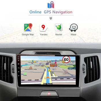 2 din Car GPS Navigacija Radijo Multimedijos Grotuvo KIA Sportage 3 2010 2011-2016 9
