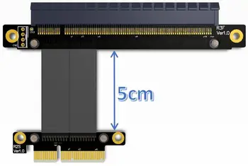 Pci-e x4 extension adapter x16 16x 4x PCIe3.0 Didelės spartos stabili kryptis gali būti pratęstas 1U PCIe 3.0x4 gen3 ; 32G/bps