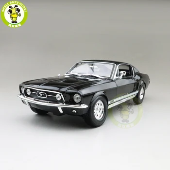 1/18 1967 Ford Mustang GTA Fastback MAISTO 31166 Diecast Modelio automobilių Žaislai, dovanos rinkimo hobis