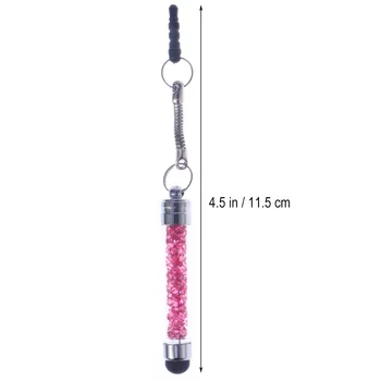 10VNT Touchscreen Pen Kristalų Stylus Universalus Slim Diamond Touch Pen Capacitive Pen Naudoti 