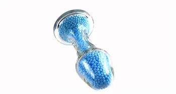 2020New Tuščiaviduris Burbulas Stiklo Traukti Karoliukai Analinis Kaištis Kristalų Analinis Dilator Butt Plug Analinis Dildo G Spot Erotinis Stimuliatorius Analinio Sekso Žaislas
