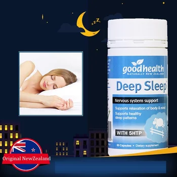 Geros Sveikatos Gilaus Miego 5HTP 60Cap Sumažinti Nervų Įtampą, Dirglumą Natūralų Miego Paramos Nervų Sistemos Proto, Kūno Poilsis