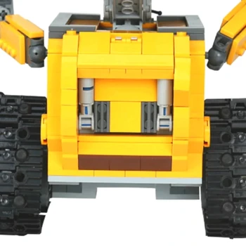 16003 687pcs Idėja Robotas WALL Nustatyti Modelio Blokai Rinkiniai suderinama su 21303 žaislai vaikams dovanų