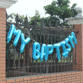 Mano Krikšto ispanijos Mi Bautizo balionai, reklama, išorės apdaila vimpelas