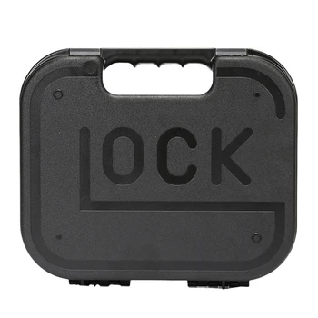 Moistureproof Kritimo Atsparumo Plastiko seifas, Saugyklos Atveju Glock Mini Vandens Gelio Granulės Blaster Modifikuotų Šildomi Black/Tan
