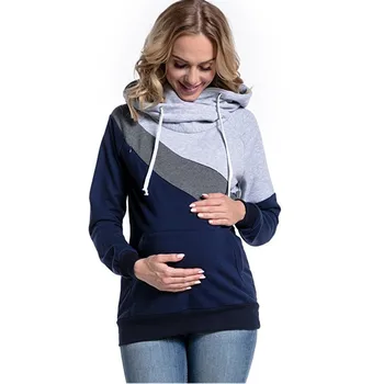 2020 Mama Laktacijos T Marškinėlius Rudenį Nėščia Moteris Ilgomis Rankovėmis Krūtimi Drabužių Motinystės Slaugos Viršuje Nėštumo Drabužiai