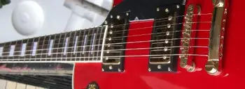 Hina gitara gamyklos užsakymą raudonos Elektrinės Gitaros 9yue9