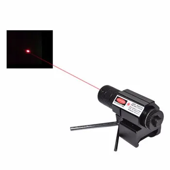 Mini Red Dot Lazerio Akyse 11/20mm Picatinny Rail Už Šautuvas, Pistoletas/Barelį Mount