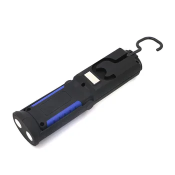 SANYI Multi-funkcija COB LED Darbo Žibintuvėlis USB Įkrovimo Rankinių Įrankių Magnetinio Tikrinimo Darbai, Lempos, Šviesos, Pastatytas baterija