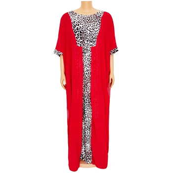 Plius Dydžio, Pavasario, Rudens Maxi Suknelė Leopard Kratinys Šifono Afrikos Suknelės Moterims Laisvalaikio Indie Folk Undinė vestido de mujer