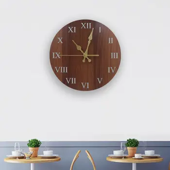 Medinis Sieninis Laikrodis Šiaurės Minimalistinio Mediniai Sieniniai Laikrodžiai Kambarį Asmenybės Buitiniai Laikrodžiai Tyli Sieniniai Laikrodžiai Namų G084