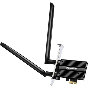 Dvigubos juostos 2974Mbps Wifi 6 AX200NGW PCI-E X1 MU-MIMO Belaidžio ryšio Adapterį 2.4 G/5 ghz 802.11 ac/ax Bluetooth 5.0 Už AX200 Tinklo plokštė