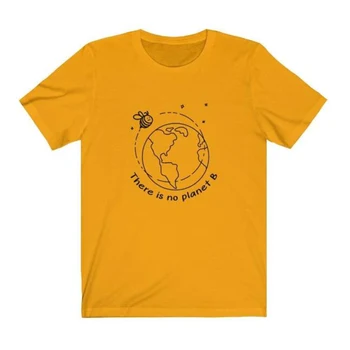 Nėra Planetos B T Shirt Estetinės Grafinis Tees Moterų Išsaugoti Bites, Marškinėliai Vasaros Mados Šūkis Viršūnes Medvilnė Tee Dropshipping