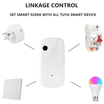 Tuya Smart WiFi Šviesos Jutiklis Intelligent Šviesos Jutiklis Ryšį Kontrolės su Tuya išmanųjį Įrenginį Smart Gyvenimo Apšvietimo Automatika