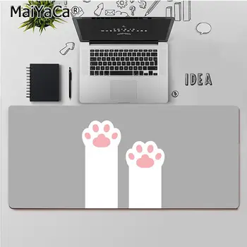Maiyaca Aukščiausios Kokybės Mielas kūdikis katės letena Natūralaus Kaučiuko Žaidimų kilimėlis Stalas Kilimėlis Nemokamas Pristatymas Didelis, Mouse Pad Klaviatūros Kilimėlis
